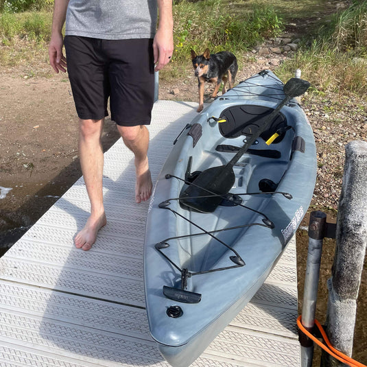 Keep your dock free of kayaks and paddle boards.
