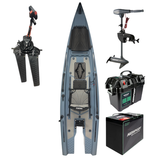 13' Sentinel Newport Motor Bundle - Glacier Blue
