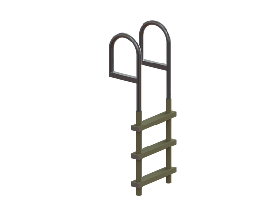 SeaStep STEP-100 Barnacle-Free Dock Ladder Upper Section